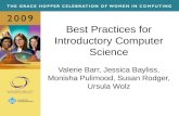 Best Practices for Introductory Computer Science