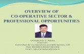CA Rajkumar S. Adukia Chairman  Committee for Co-Operatives and NPO Sectors, ICAI