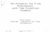 The Prospects for X-ray Polarimetery  with Time Projection Chambers