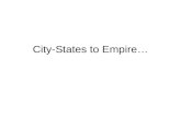 City-States to Empire…