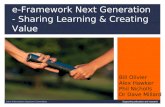 e-Framework Next Generation  - Sharing Learning & Creating Value
