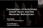 Comparison of Kulichivka  ( lower layer )  and  the  Moravian Bohunician