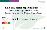 Safeguarding Adults  -  Preventing Abuse and Responding to Poor Practice