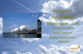 National Adaptation Strategies - UK
