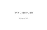 Fifth Grade Class