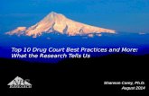 Drug Courts: Some Answers to Our Burning Questions