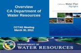 Overview CA  Department of Water Resources