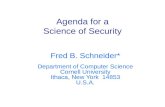 Agenda for a Science of Security