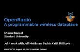 OpenRadio A programmable wireless  dataplane