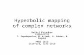 Hyperbolic mapping of complex networks
