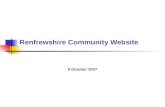Renfrewshire Community Website