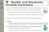9   Health and Disability Income Insurance
