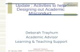 Update : Activities to help Designing out Academic Misconduct