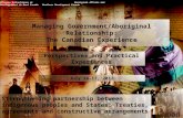 Managing Government/Aboriginal Relationship: The Canadian Experience