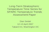 Long-Term Stratospheric  Temperature Time Series for SPARC Temperature Trends Assessment Paper