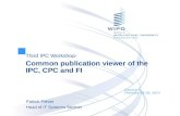 Third IPC Workshop- Common publication viewer of the IPC, CPC and FI