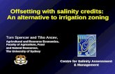 Offsetting with salinity credits:  An alternative to irrigation zoning