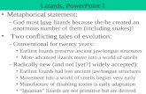 Lizards, PowerPoint 1