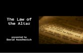 The Law of the Altar