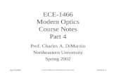 ECE-1466 Modern Optics Course Notes Part 4