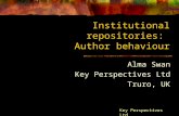 Institutional repositories:  Author behaviour