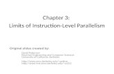 Chapter 3:  Limits of Instruction-Level Parallelism