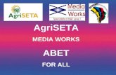 AgriSETA MEDIA WORKS ABET FOR ALL