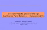 Professeur Bertrand Dousset  Chirurgie digestive, hépatobiliaire et endocrinienne Hôpital Cochin