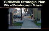 Sidewalk Strategic Plan City of Peterborough, Ontario