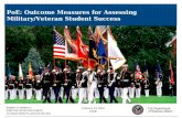 PoE: Outcome Measures for Assessing Military/Veteran Student Success