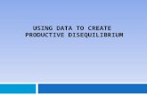 Using Data to Create  Productive Disequilibrium
