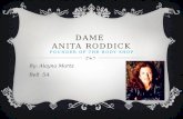 Dame  Anita Roddick Founder of The Body Shop