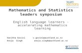 Mathematics and Statistics leaders symposium