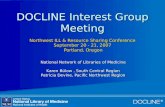 DOCLINE Interest Group Meeting
