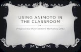 Using Animoto in the Classroom