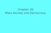 Chapter 20 Mass Society and Democracy