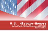 U.S. History-Honors