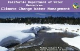 California Department of Water Resources  Climate Change Water Management