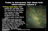 Today in Astronomy 102: black hole observations, volume 2
