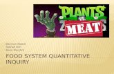 Food System Quantitative  InQuiry