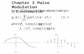 Chapter 3 Pulse Modulation 3.1 Introduction