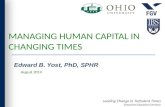 MANAGING HUMAN CAPITAL IN CHANGING TIMES