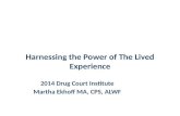 Harnessing the Power of The Lived Experience