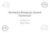 Kentucky Bluegrass Award Nominees