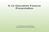 K-12 Education Finance Presentation
