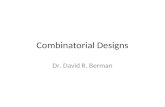 Combinatorial Designs