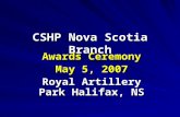 CSHP Nova Scotia Branch