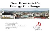 New Brunswick’s Energy Challenge