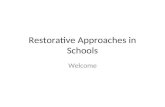 Restorative Approaches in Schools