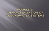 Module 2: Characterization of Groundwater Systems